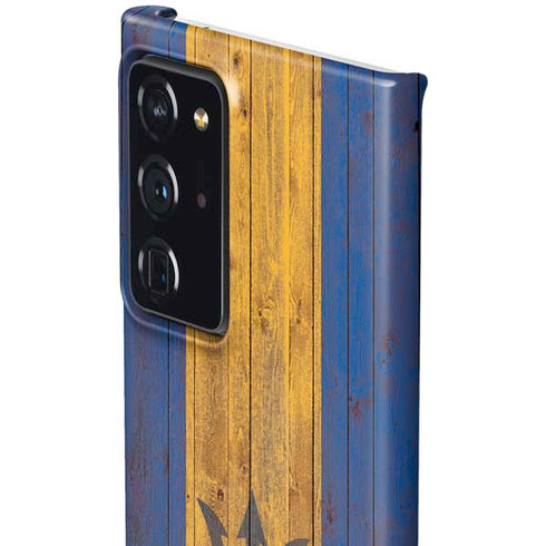 Barbados Flag Dark Wood Galaxy Note20 Ultra 5G Lite Case